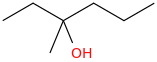 Bond-line structure of an OH molecule from opsin.ch.cam.ac.uk